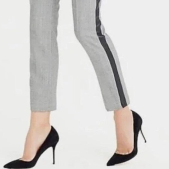 J. Crew Martie Pants, tux stripe, 8T, Houndstooth grey - Picture 2 of 6